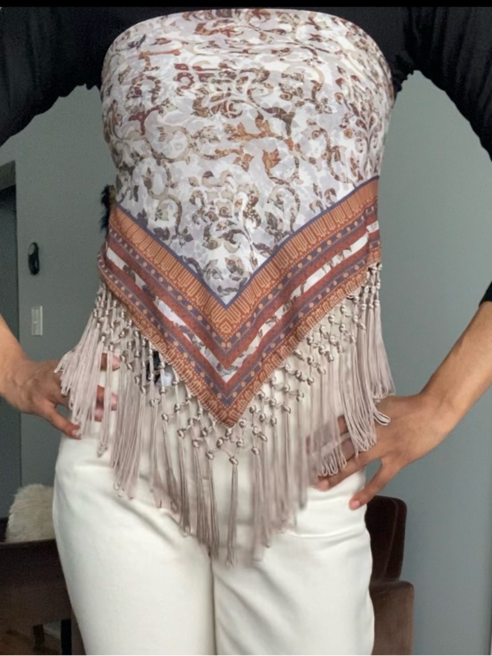 Fringe Bandana Top